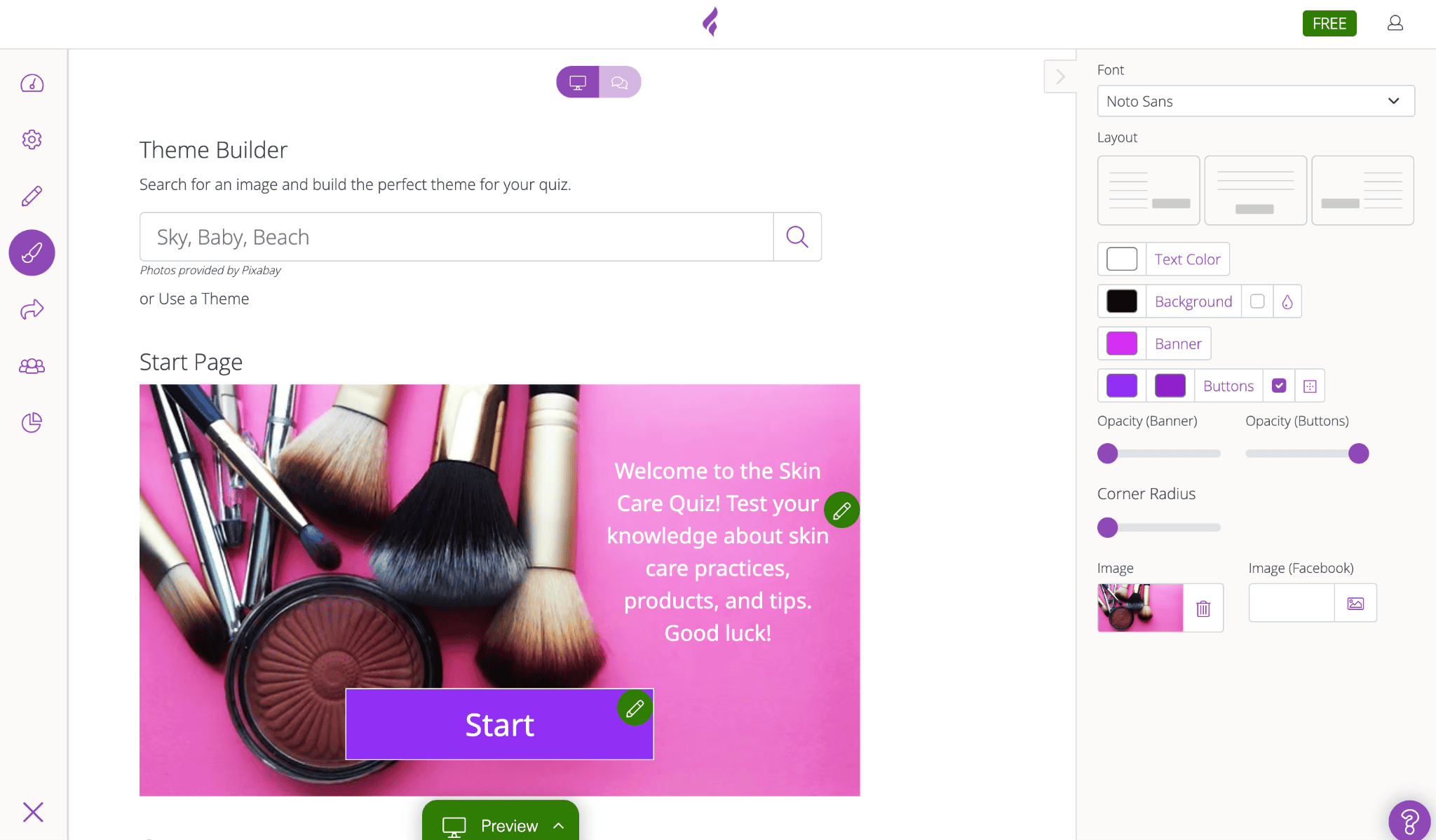 Fyrebox quiz builder